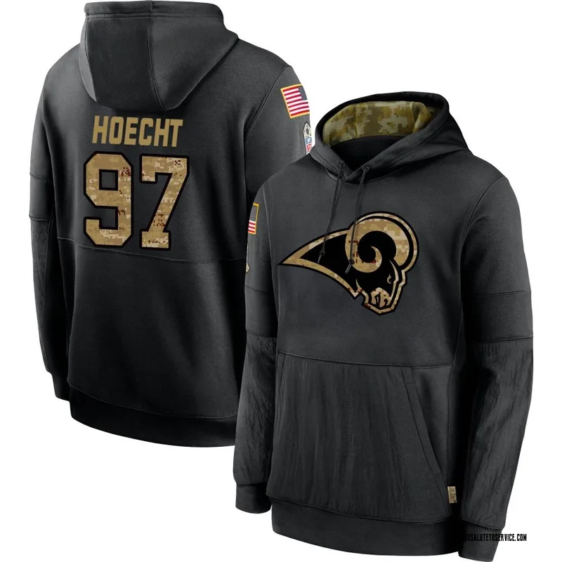 Los Angeles Rams With Groot Black Hoodie - Tagotee